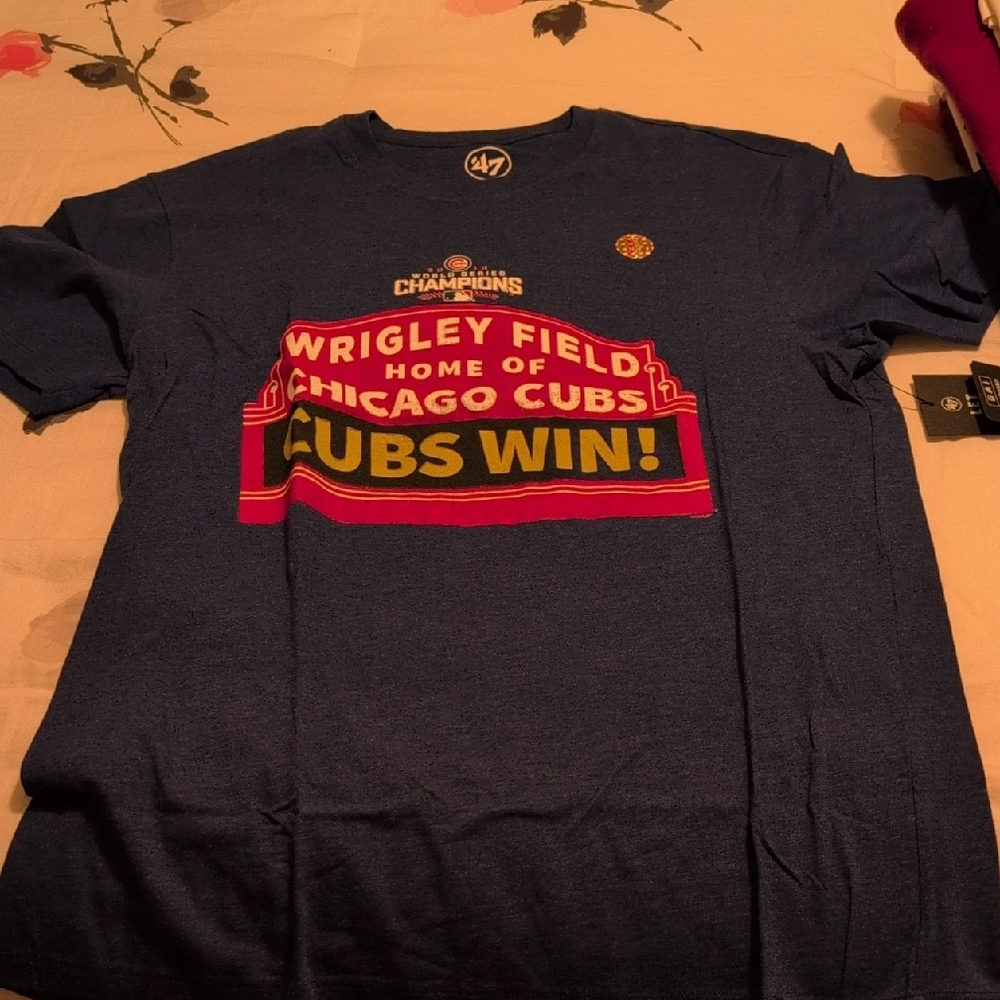 47 Brand Blue Chicago Cubs T-Shirt